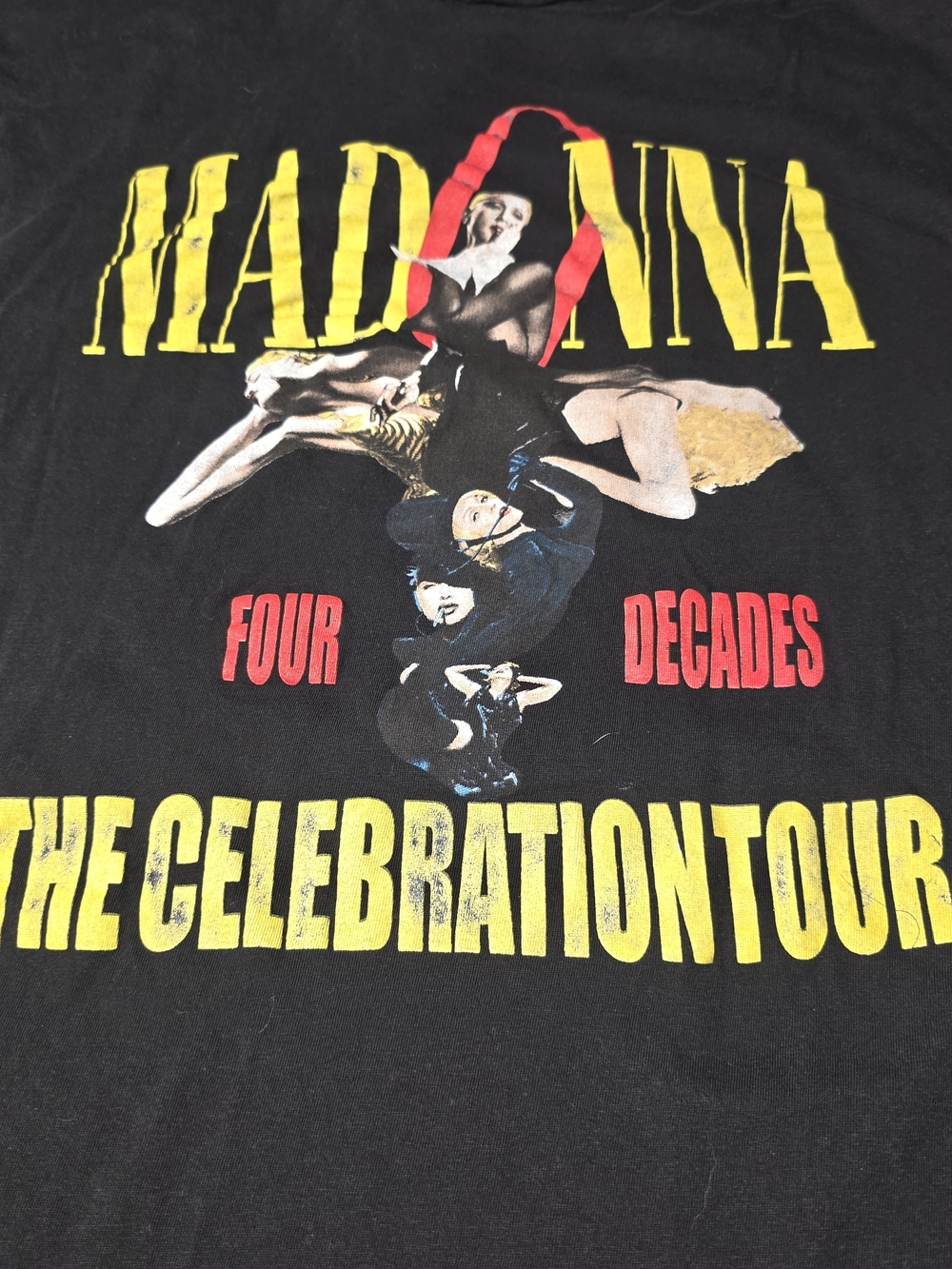 Madonna 2024 Celebration Tour Graphic Tee - Black